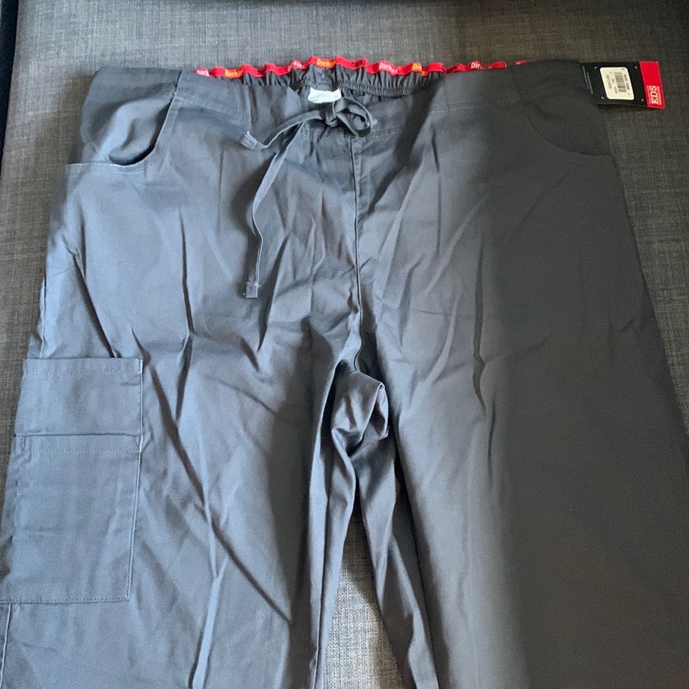 Gray Dickies Scrub Pants